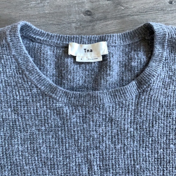 TNA Grey Sweater Small - Picture 2 of 5